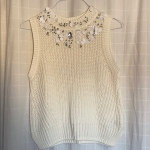 H&M sweater vest with sparkles